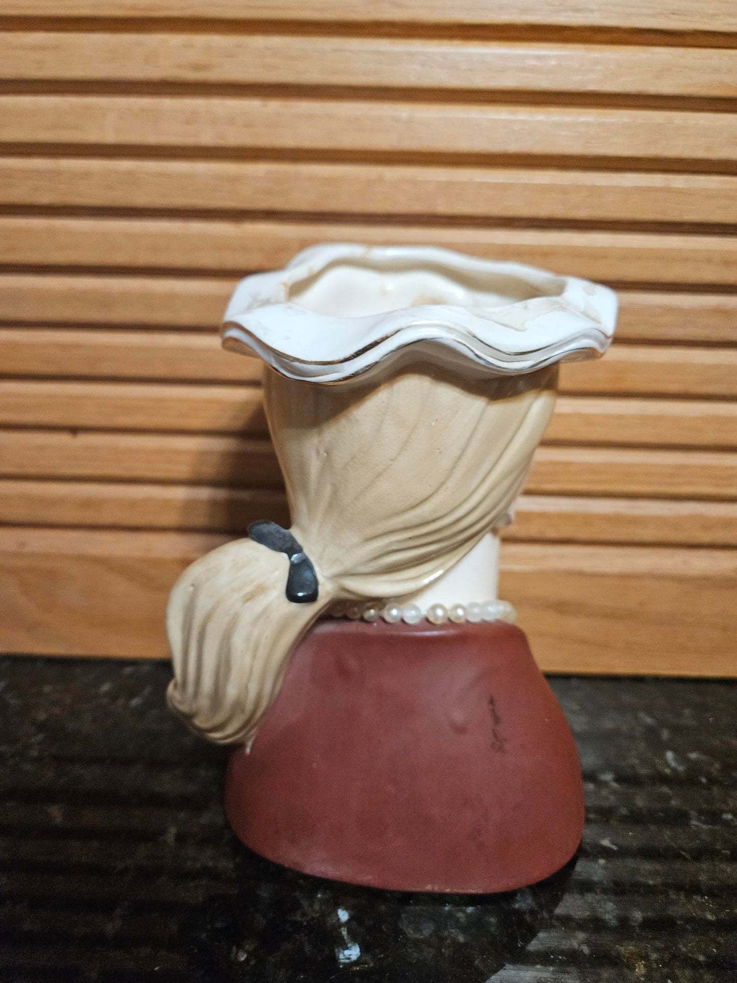 VINTAGE NAPCO LADY HEAD VASE- C2636C (Carla)