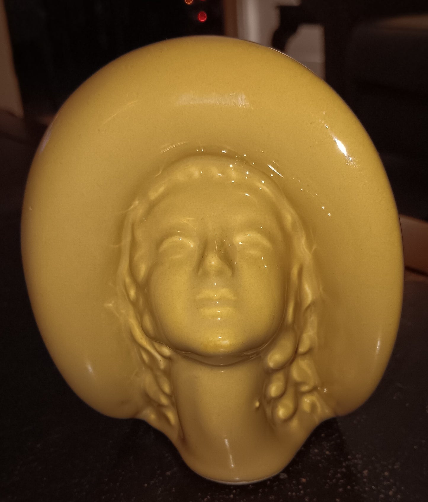 VINTAGE LADY HEAD VASES- SET OF 4