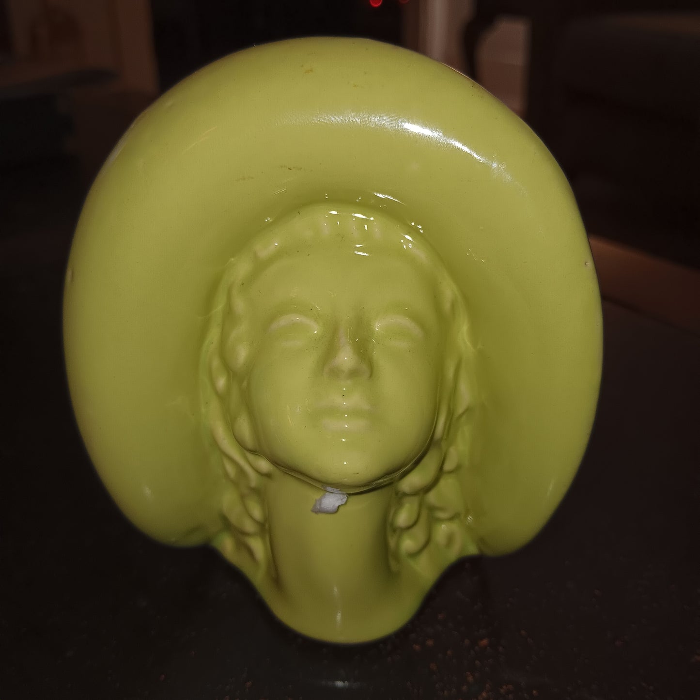 VINTAGE LADY HEAD VASES- SET OF 4