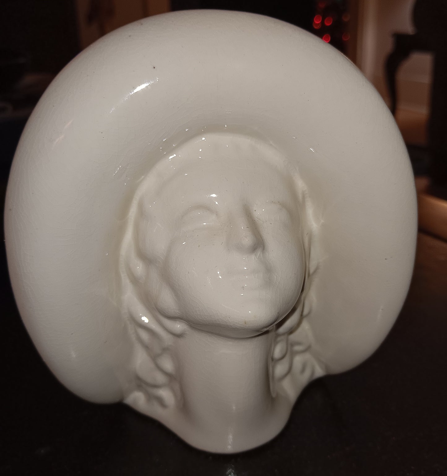 VINTAGE LADY HEAD VASES- SET OF 4