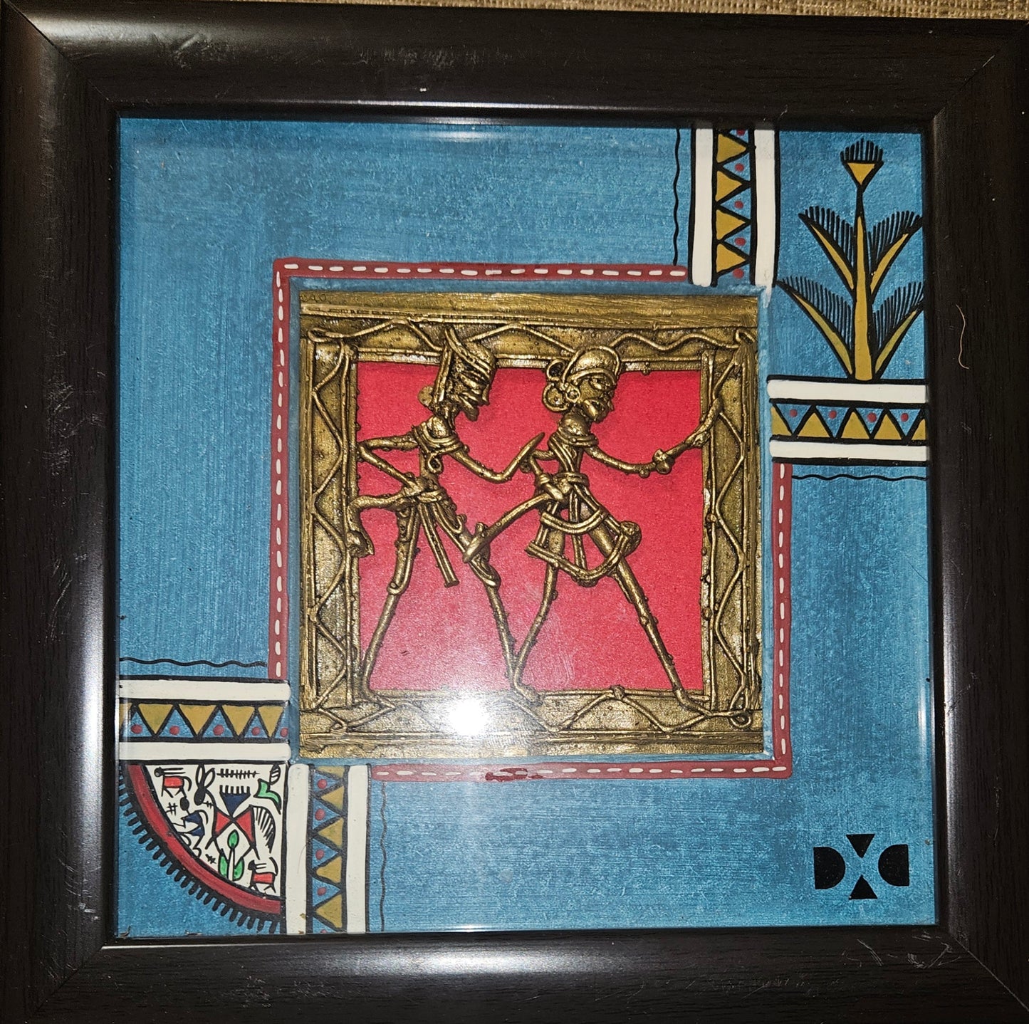 Abstract WARLI & DHOKRA PAINTING / FIGURINE