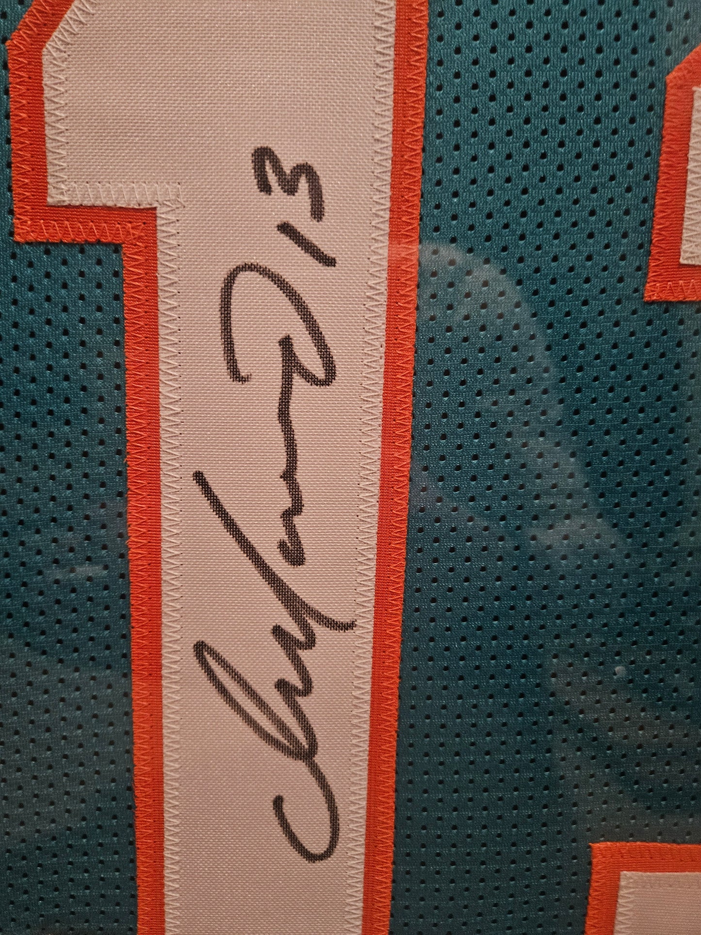 FRAMED DAN MARINO AUTOGRAPHED JERSEY