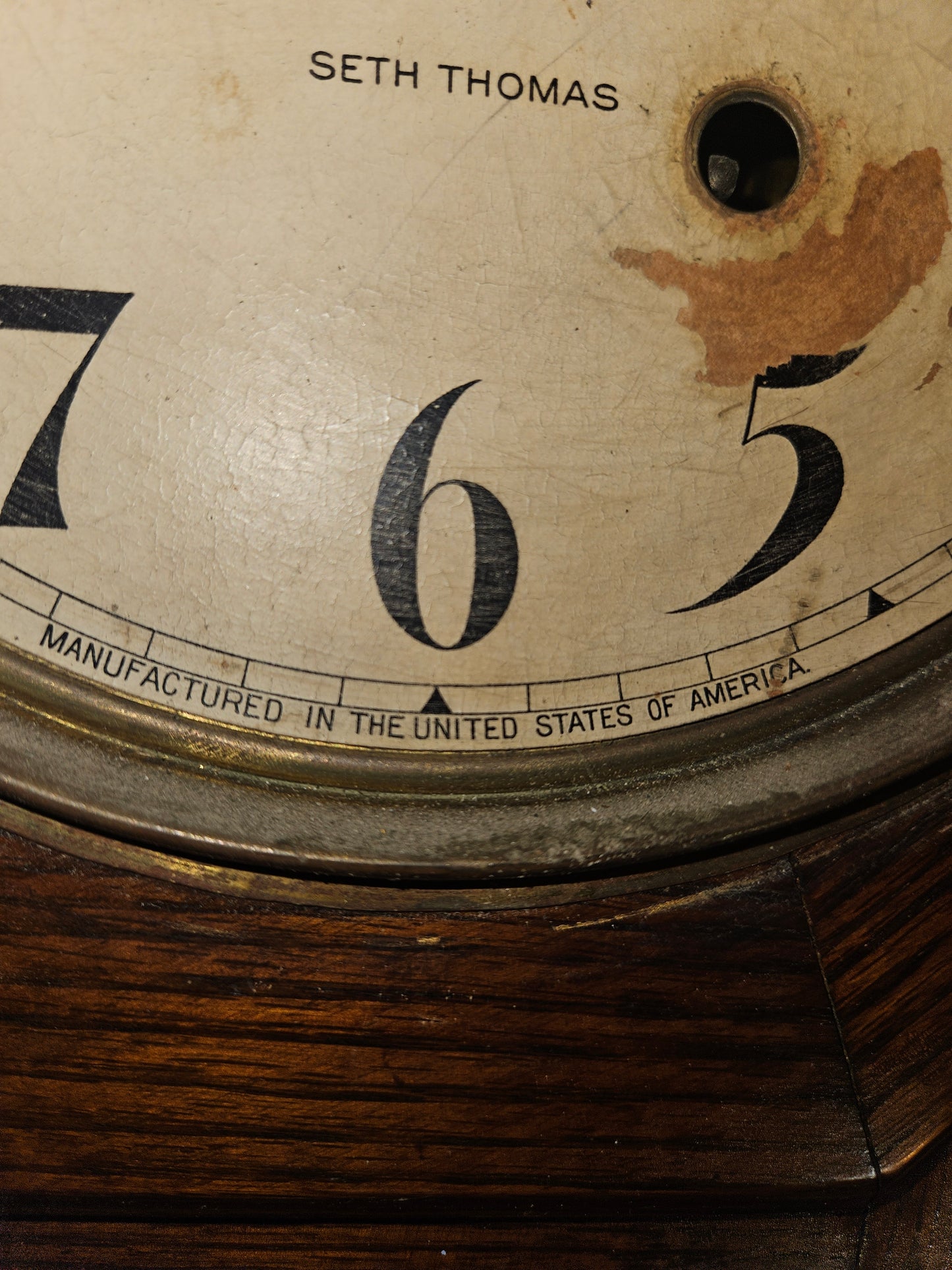 VINTAGE SETH THOMAS WALL CLOCK