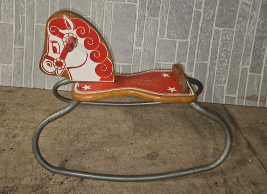 VINTAGE ROCKING HORSE USSR