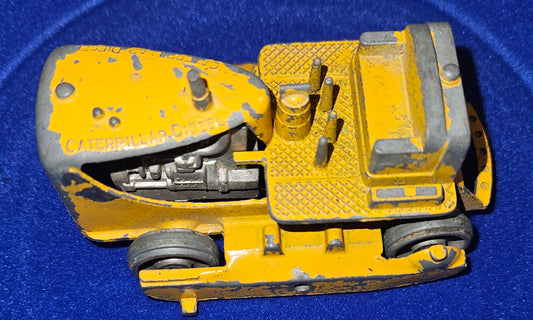 TOOTSIE TOY CATERPILLAR DIESEL BULL DOZER YELLOW