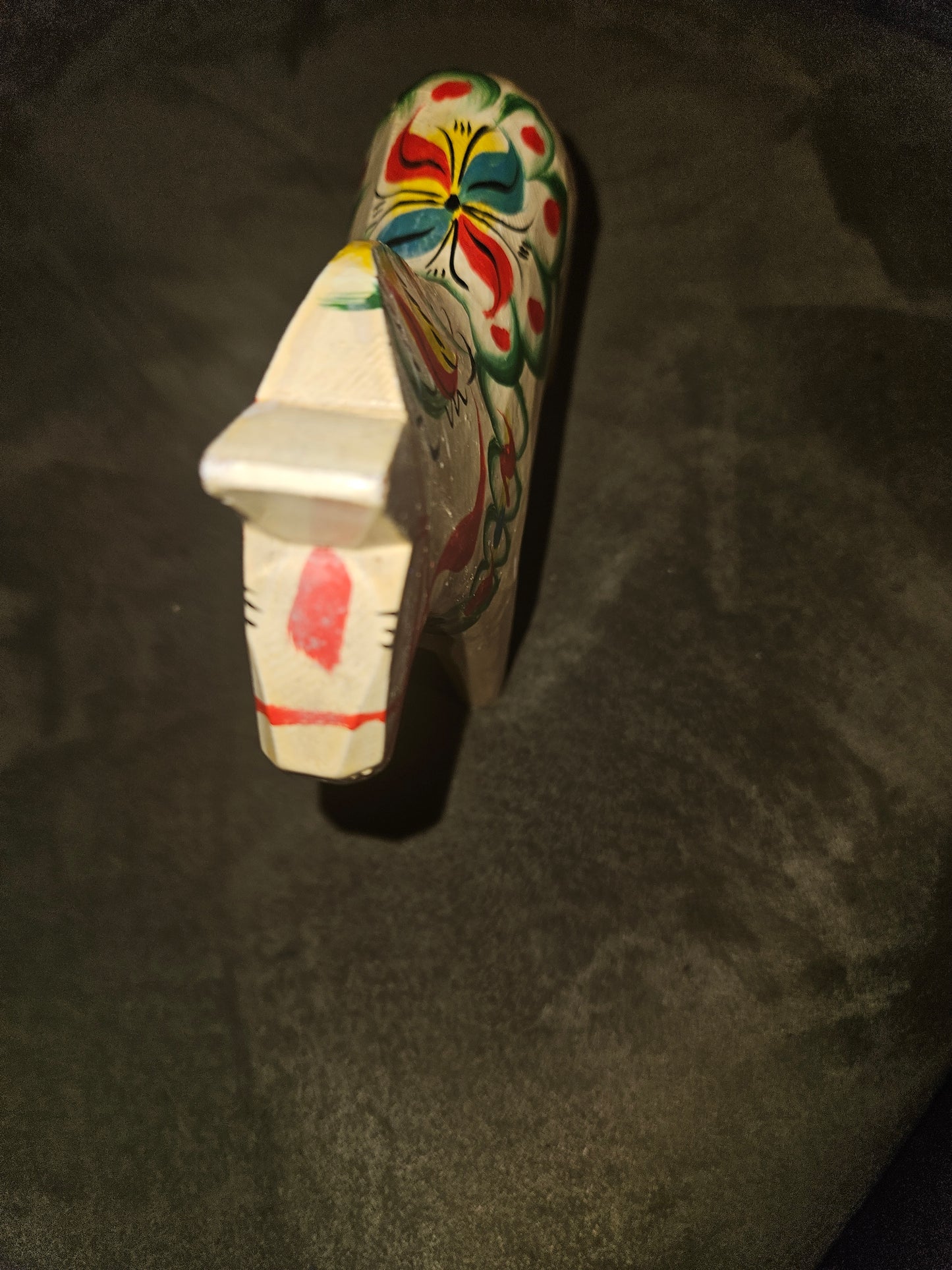 SWEEDISH DALA HORSE CREME WHITE