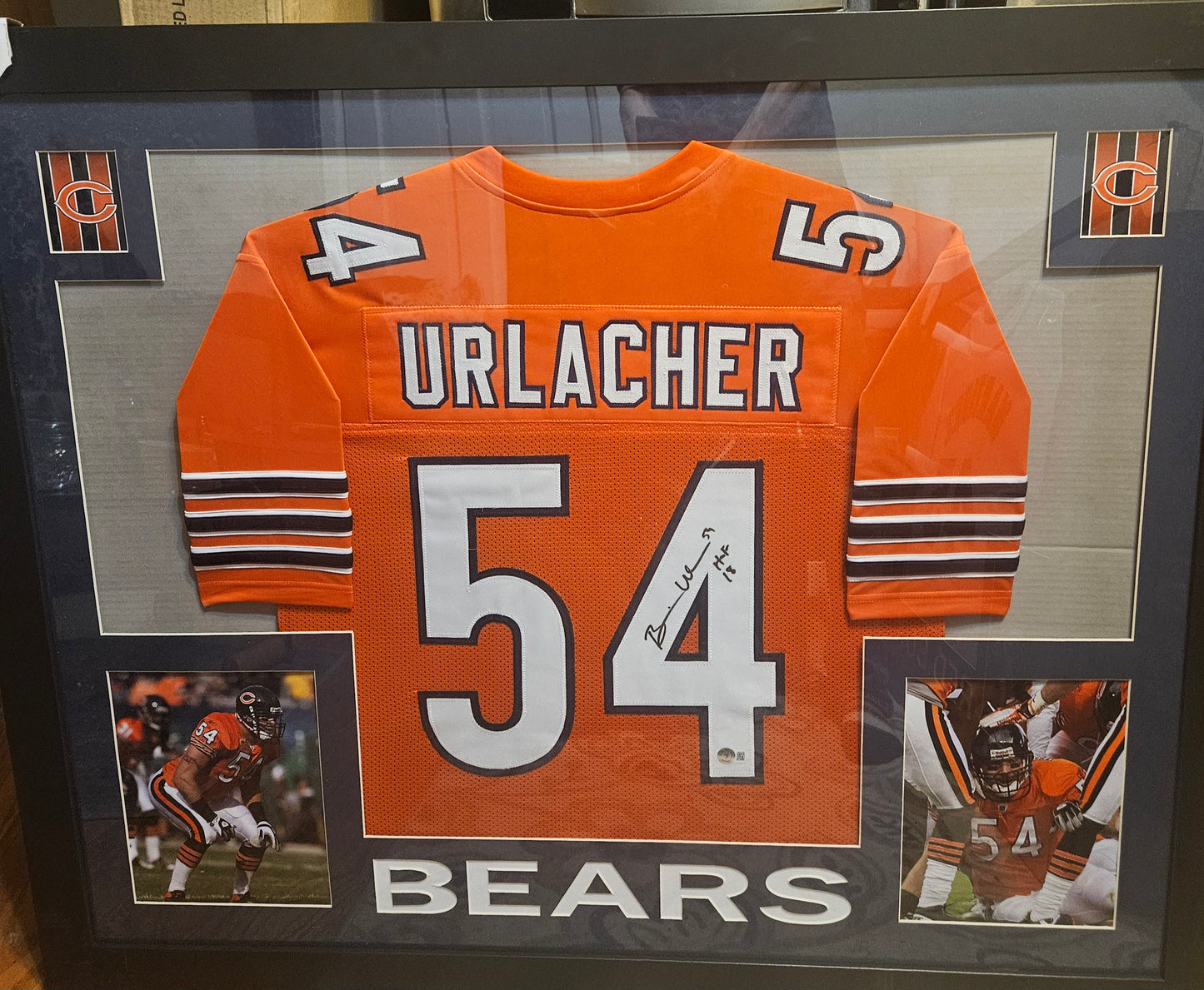 BRIAN URLACHER AUTOGRAPHED JERSEY