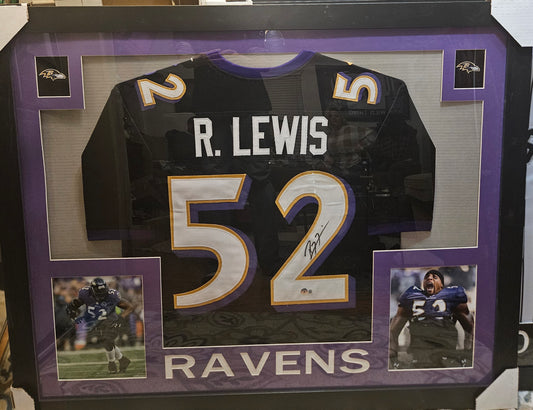 RAY LEWIS AUTOGRAPHED JERSEY