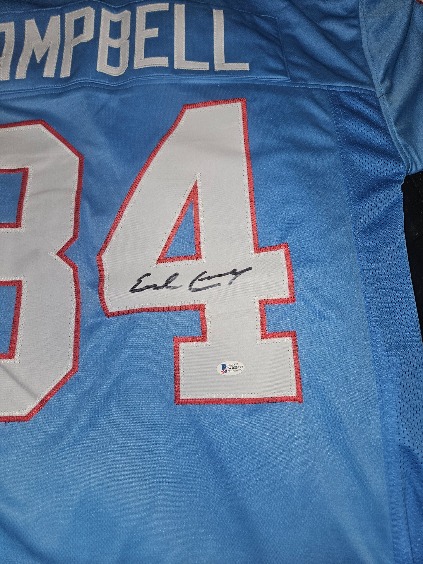 EARL CAMPBELL AUTOGRAPHED JERSEY