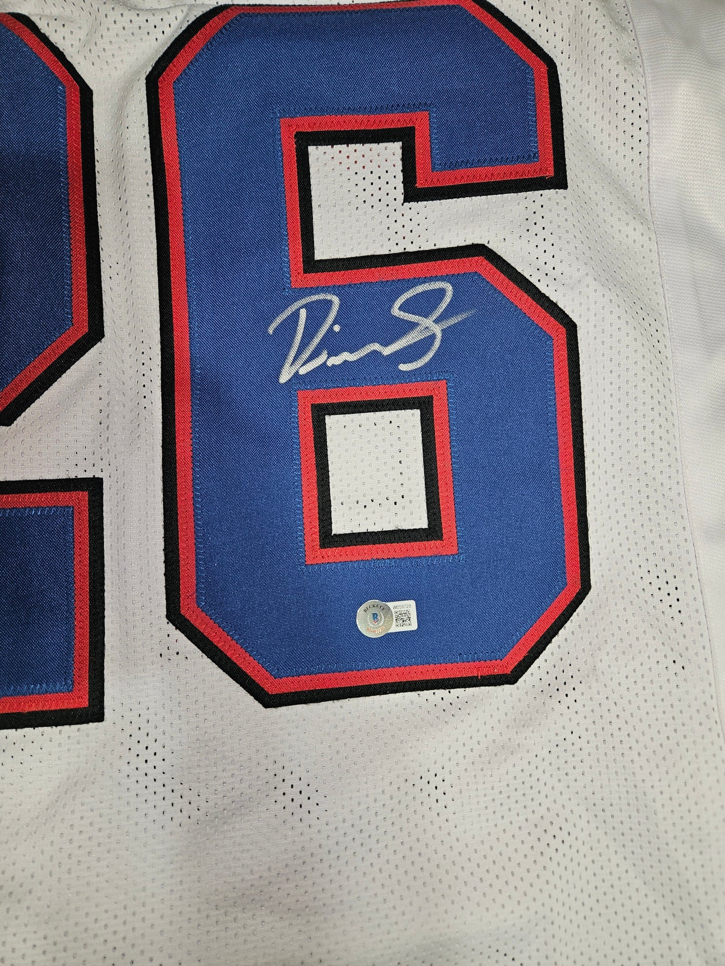 DEVIN SINGLETARY AUTOGRAPHED JERSEY