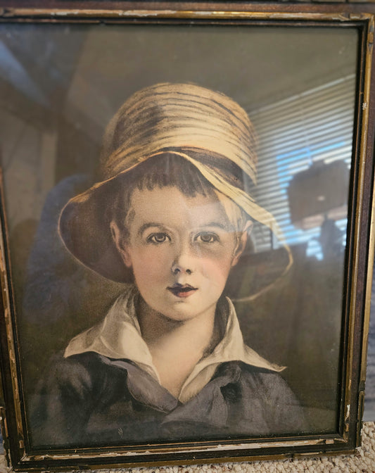 "THE TORN HAT" PORTRAIT