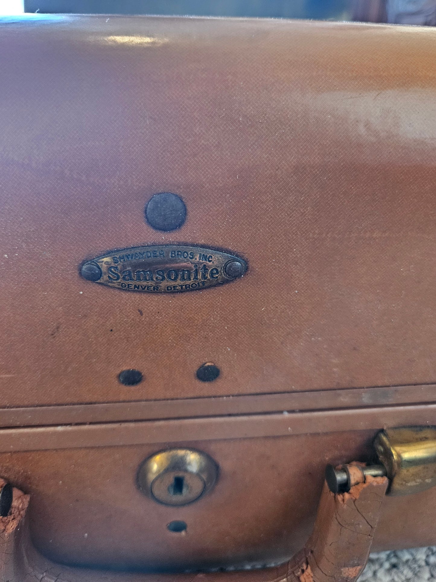 Vintage Samsonite Shwayder Bros Inc suitecase