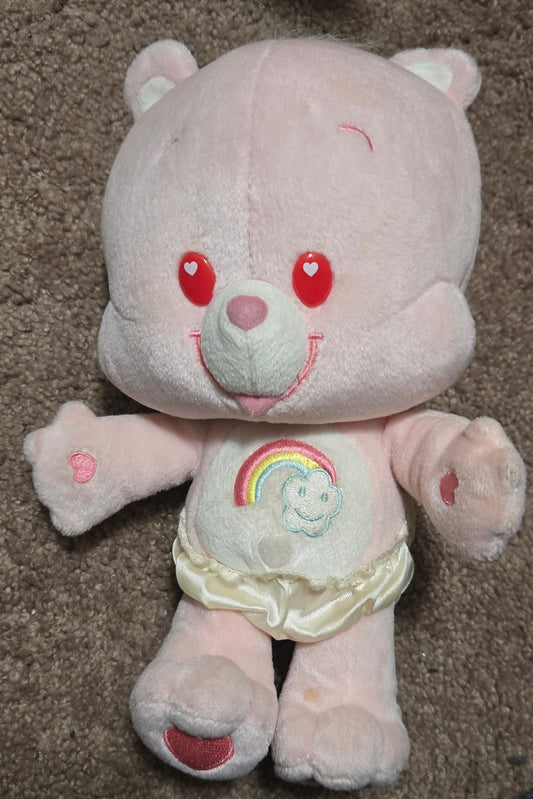 CARE BEAR CUBS CHEER BEAR 2004 ANIMATED BATTERY-OP GIGGLES THAT TICKLES I LOVE U