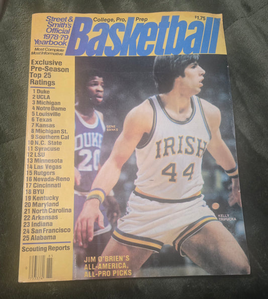 1978-79 Street & Smiths Official Yearbook Basketball - Kelly Tripucka