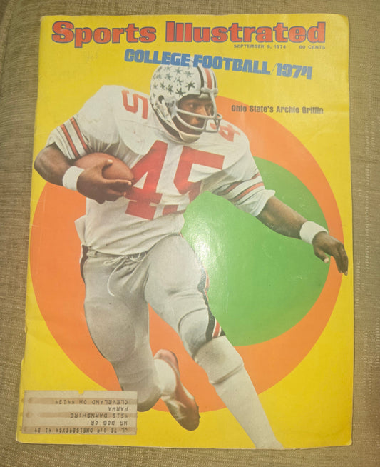 September 9, 1974 Sports Illustrated Archie Griffin Ohio State University